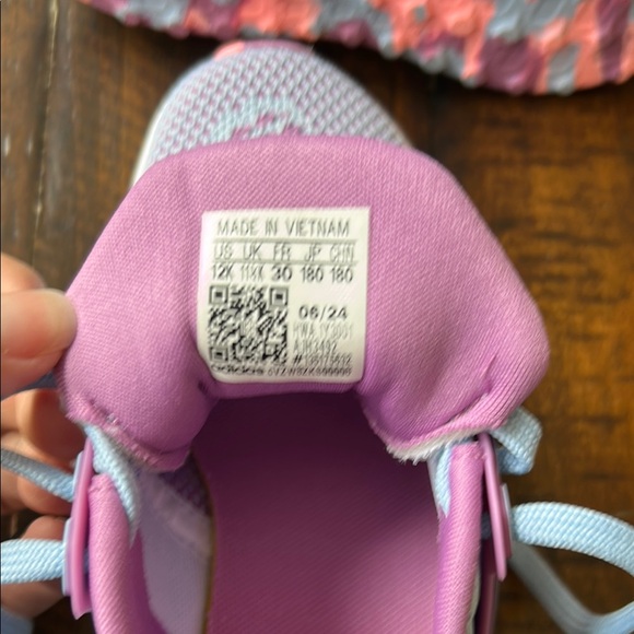 Adidas Ultrabounce DNA Light Blue and Purple Sneakers - Picture 4 of 5